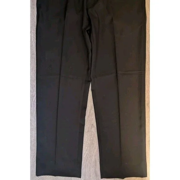 Haggar Dress Pants Classic Fit Premium Comfort Black Size 34 Waist x 29 Length - Picture 4 of 15